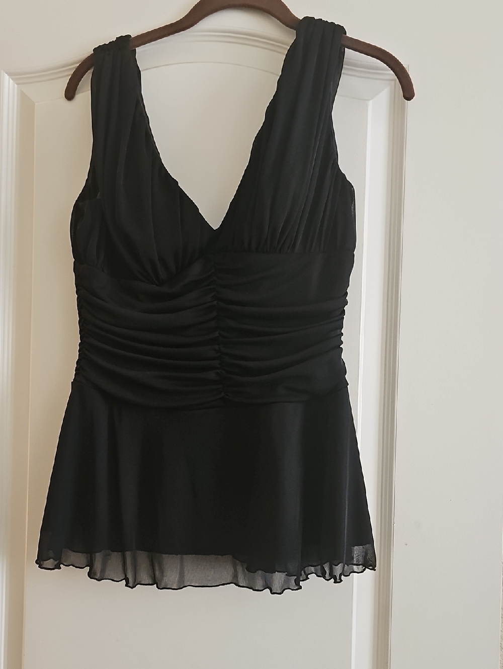 Dress Barn Black Label Collection Tag on Dark Fabric
